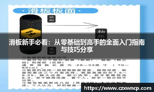 滑板新手必看：从零基础到高手的全面入门指南与技巧分享